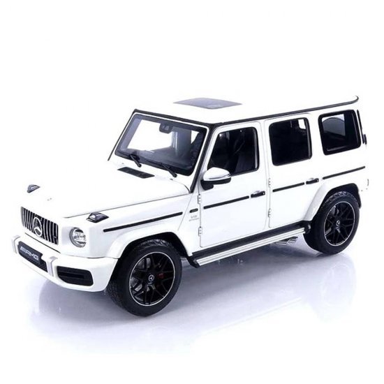 Miniatura Carro Mercedes Benz AMG G63 (2018) - Branco - 1:18