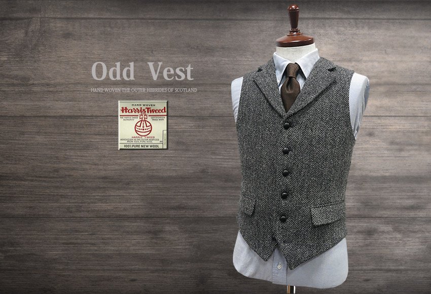 楽天市場】□TRAD SALE！OddVest / 襟付きオッドベスト / ハリス