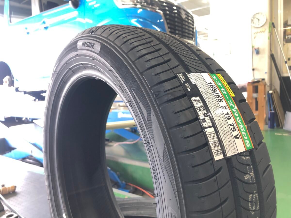 スペーシアカスタムのタイヤ交換！エナセーブ RV505をはめ替えました