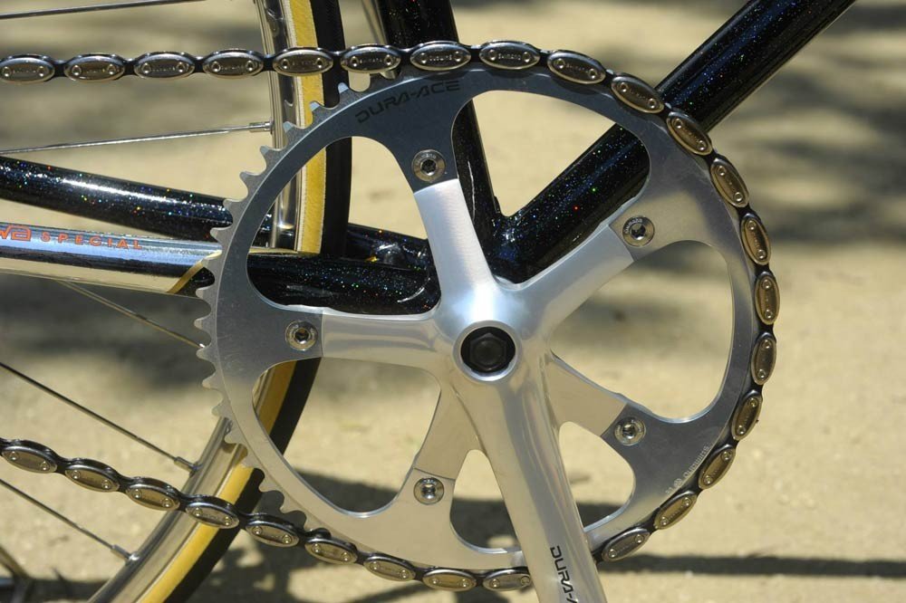 Shimano Dura Ace FC-7600 Track Crank Set (NJS) - NJS Certified Parts