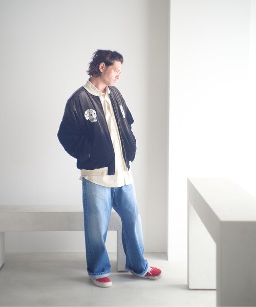 ADAM PATEK（アダムパテック） スカジャン ADAMPATEK/aged velour