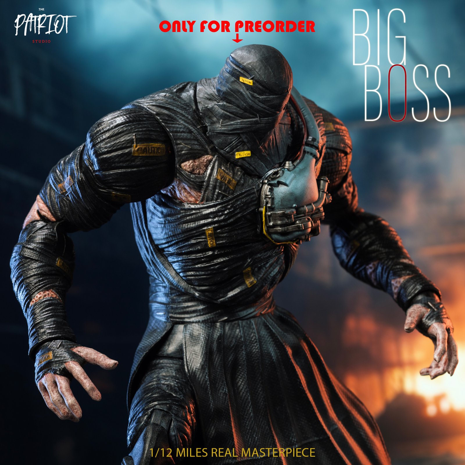 In stock Patriot Studio 1/12 scale Zombie Nemesis BIG BOSS Licker