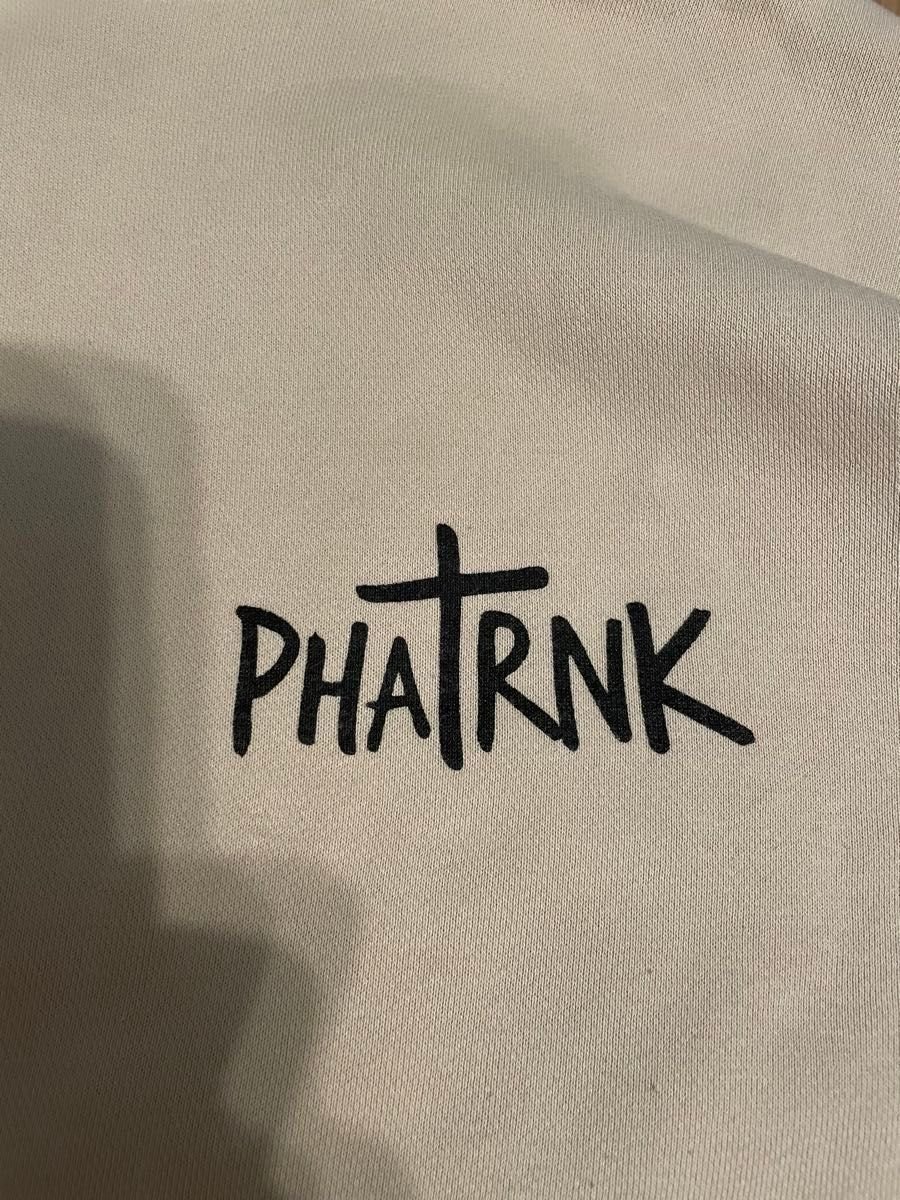 早い者勝ち ファットランク PHATRNK プルオーバーパーカー クリーム