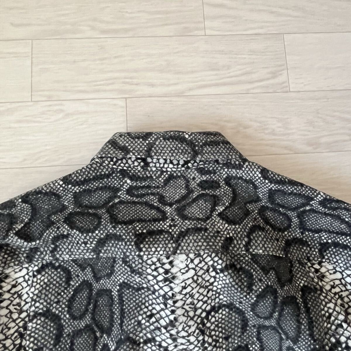 希少 Supreme シュプリーム Snake Flannel Shirt フランネルシャツ