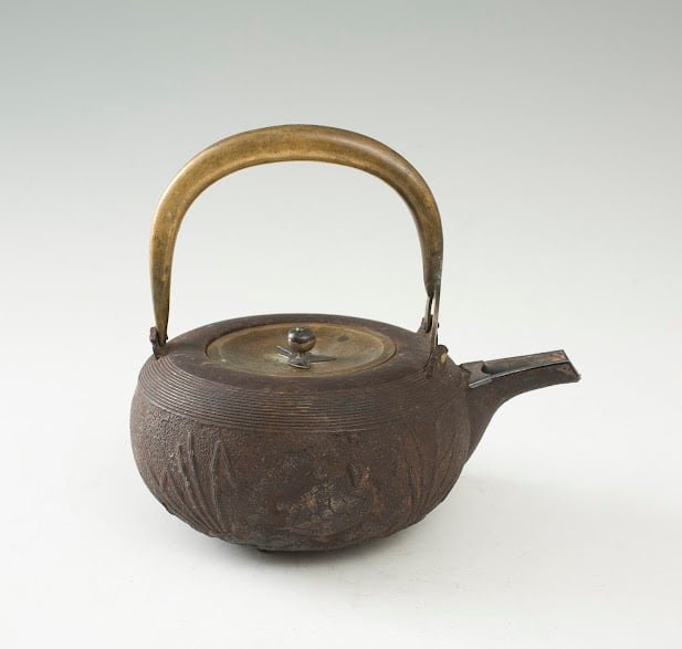 銚子 亀 鉄 燗鍋 間鍋 一対 ペア 金属工芸 茶道具 懐石道具 酒器 茶