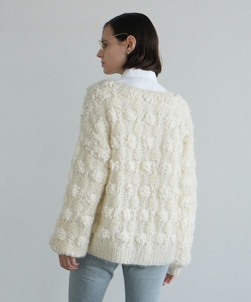 CLANE（クラネ）の「BUMPY OVER V NECK KNIT TOPS（ニット/セーター