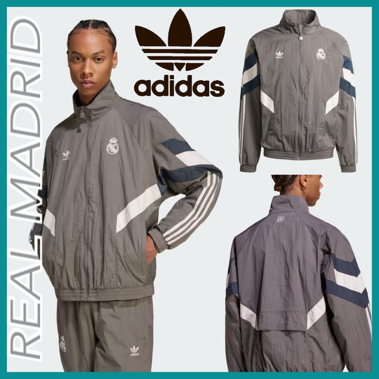 送関込☆adidas Originals x レアルマドリード☆トラックトップ