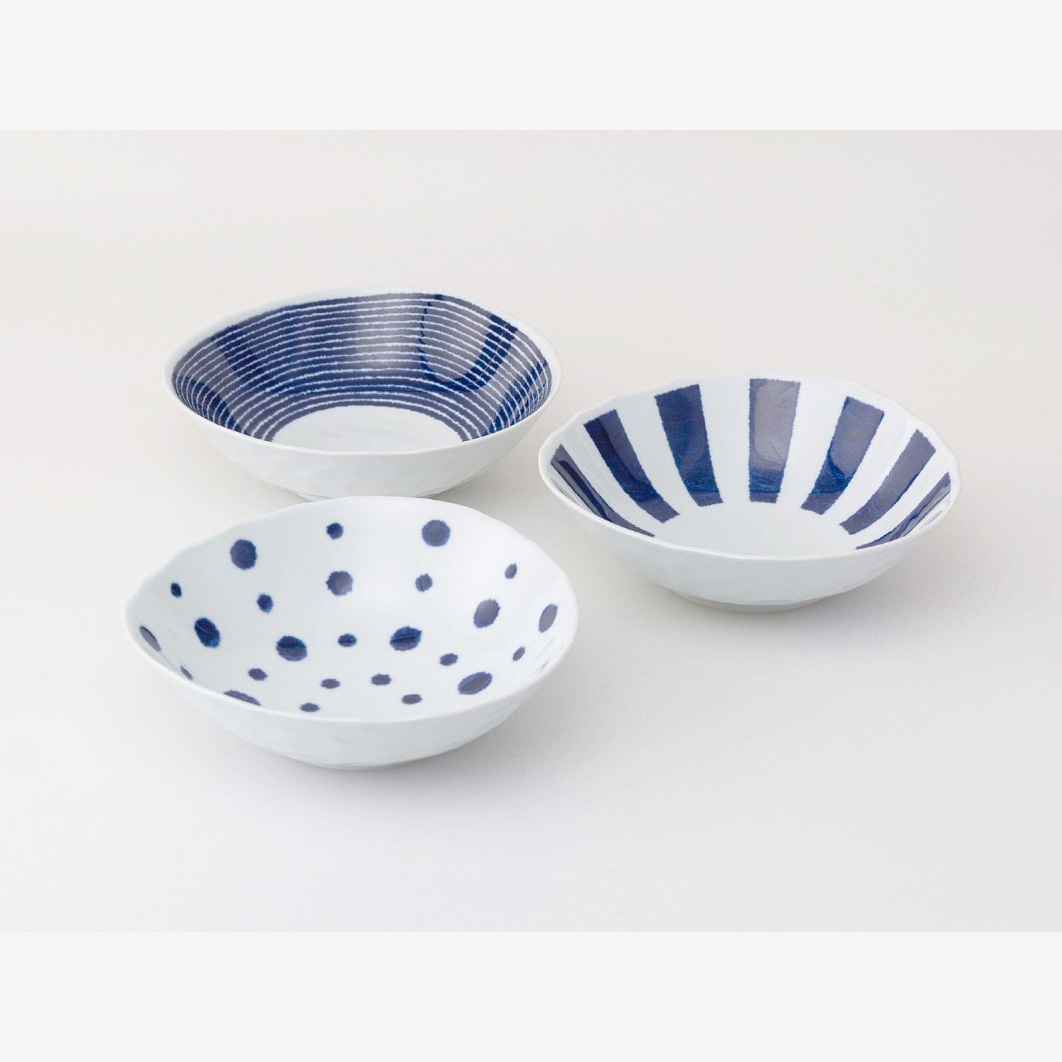 Price Gift｜藍玉 多用鉢トリオ｜西海陶器 | SAIKAI B-SHOP｜西海陶器