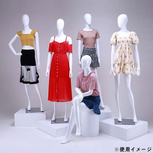 全身女性マネキン 白色で店舗展示に対応 | 店舗什器の通販なら誉PRINTING