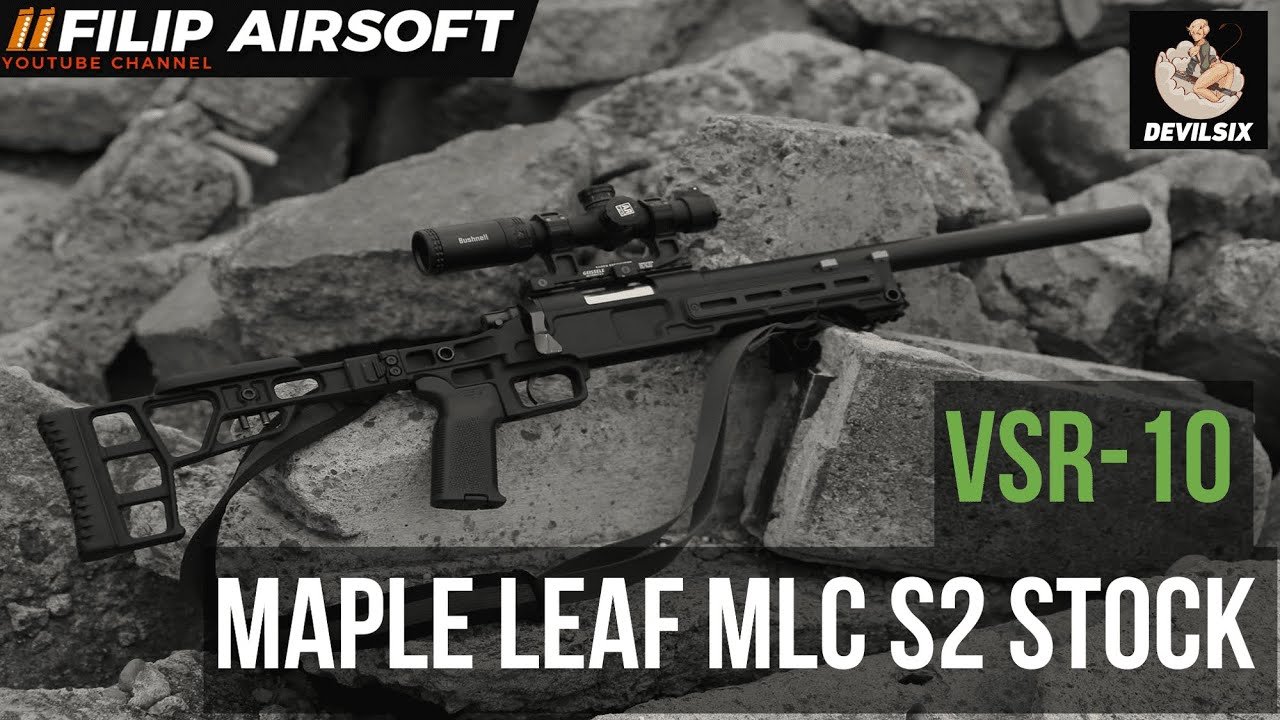 AIRSOFT JAPAN】Cool custom stock for TOKYO MARUI VSR-10!!【Maple