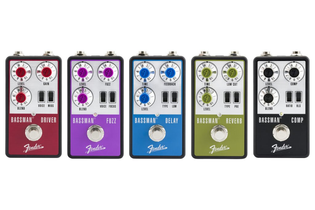Fender 新エフェクトペダルシリーズ「Bassman Pedals」5機種発売