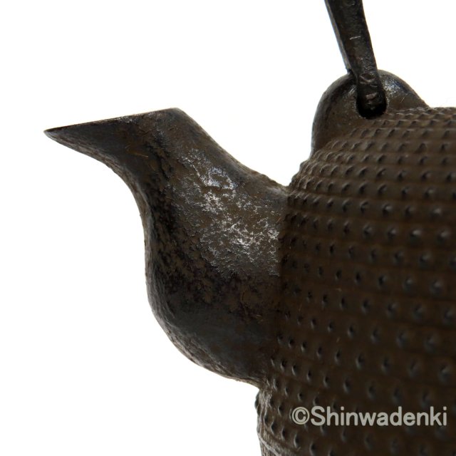 南部鉄器 鉄瓶 18型小槌アラレ 11005 Shinwadenki