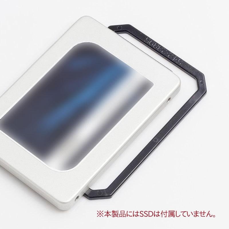 7mm → 9.5mm厚に変換 2.5インチHDD/SSD スペーサー バルク品 ネコポス