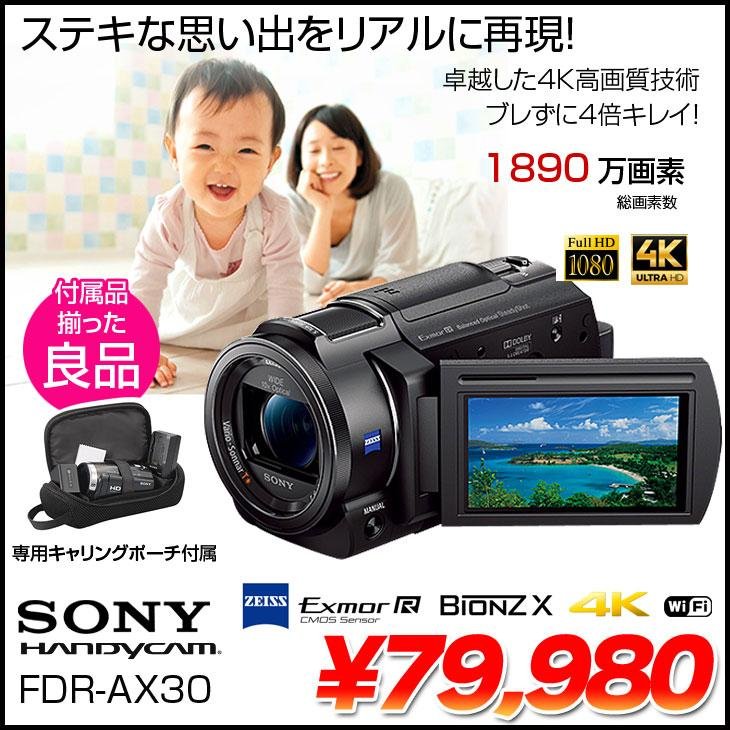 SONY（ソニー） SONY HANDYCAM FDR-AX30 デジタル4Kビデオカメラ