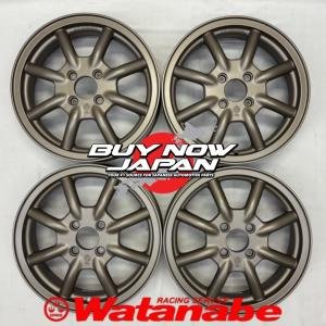 4本セット RS Watanabe F8F TYPE 15×6.5J+35 4H-100 ブラック