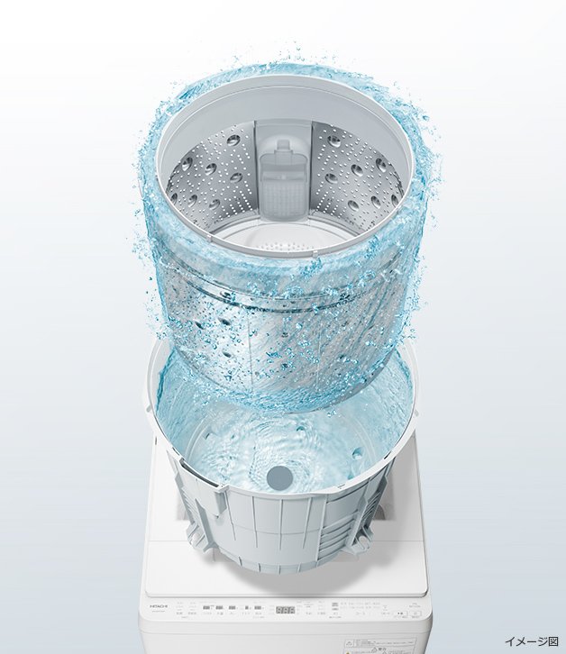 特長：自動おそうじ ： 全自動洗濯機 ビートウォッシュ BW-X120H