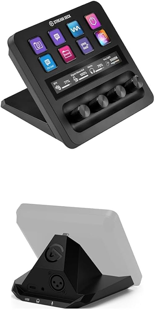 Amazon.co.jp: Elgato Stream Deck +/ 専用XLRドックセット : パソコン