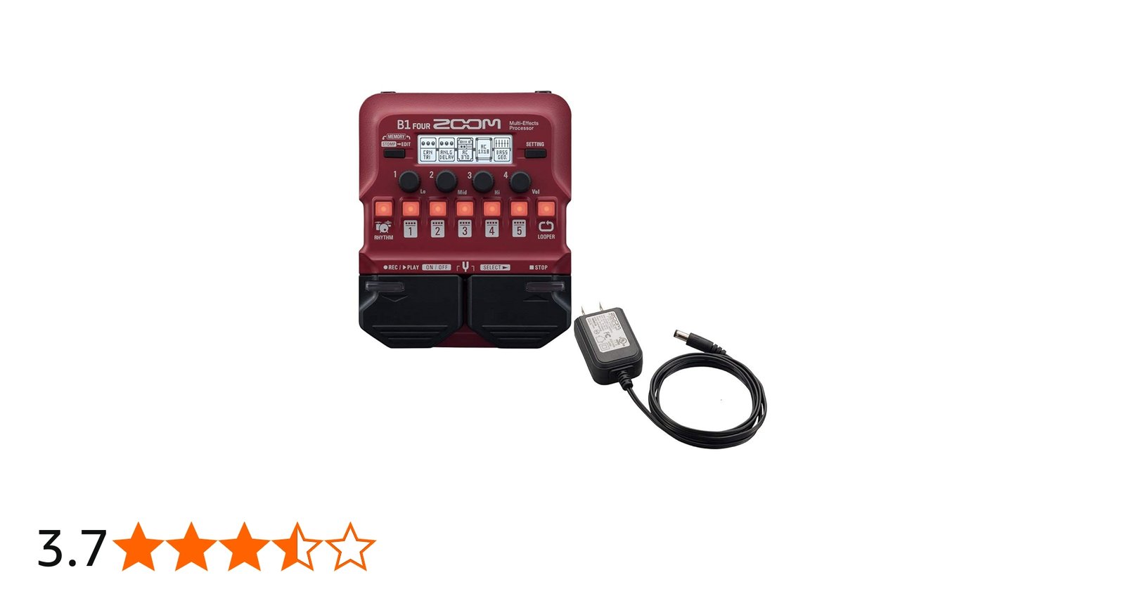Amazon | ZOOM B1 FOUR Multi-Effects Processor 純正アダプターセット