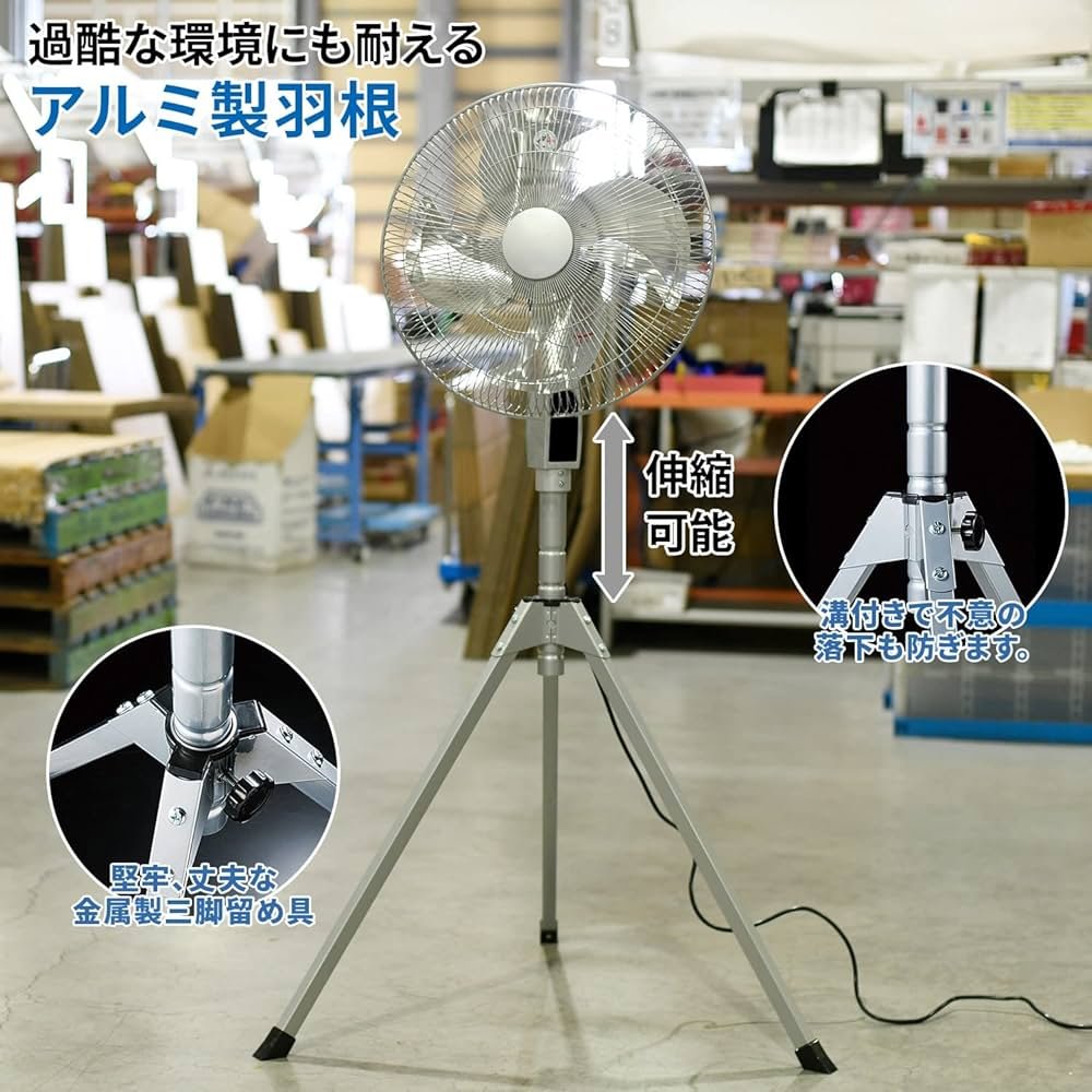 Amazon | ナカトミ(NAKATOMI) 45cmアルミハイスタンド扇(開放式) OPF