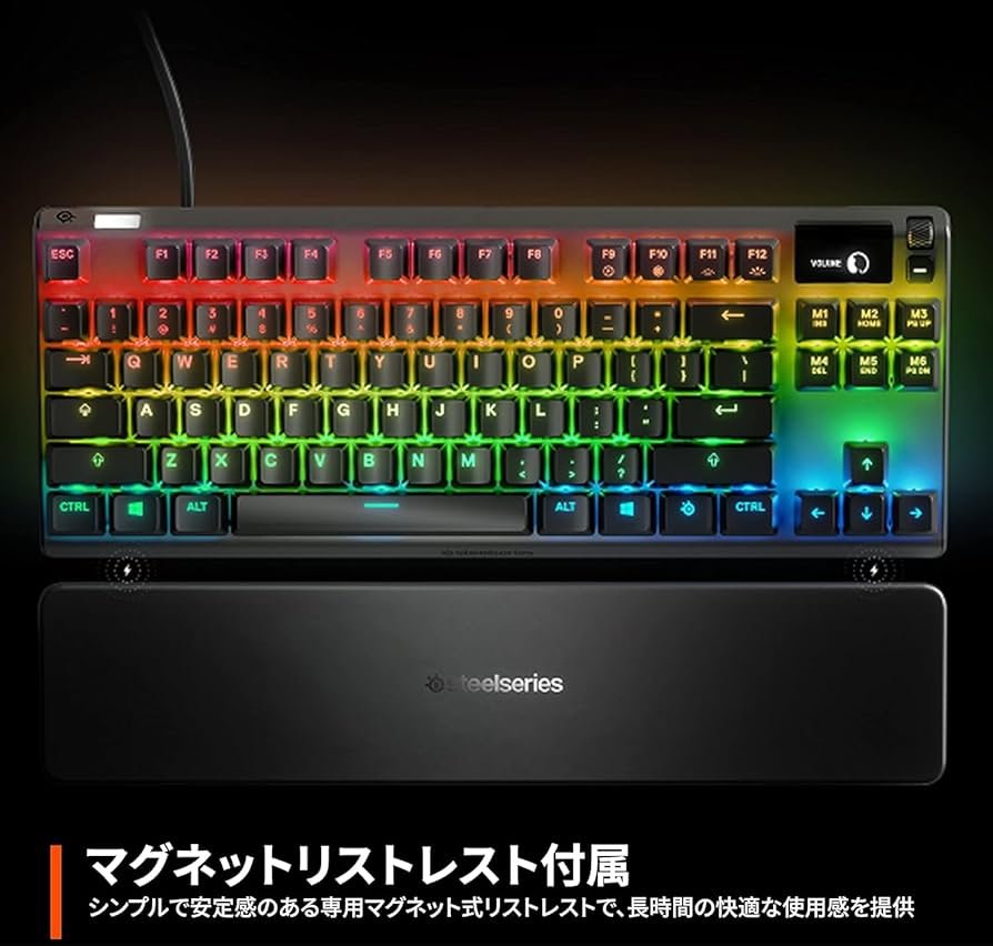 Amazon.co.jp: SteelSeries ゲーミングキーボード テンキーレス 青軸