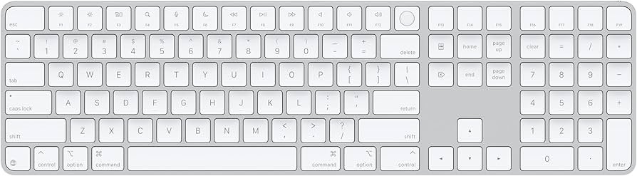 Apple Magic Keyboard with Touch ID and Numeric Keypad for Mac