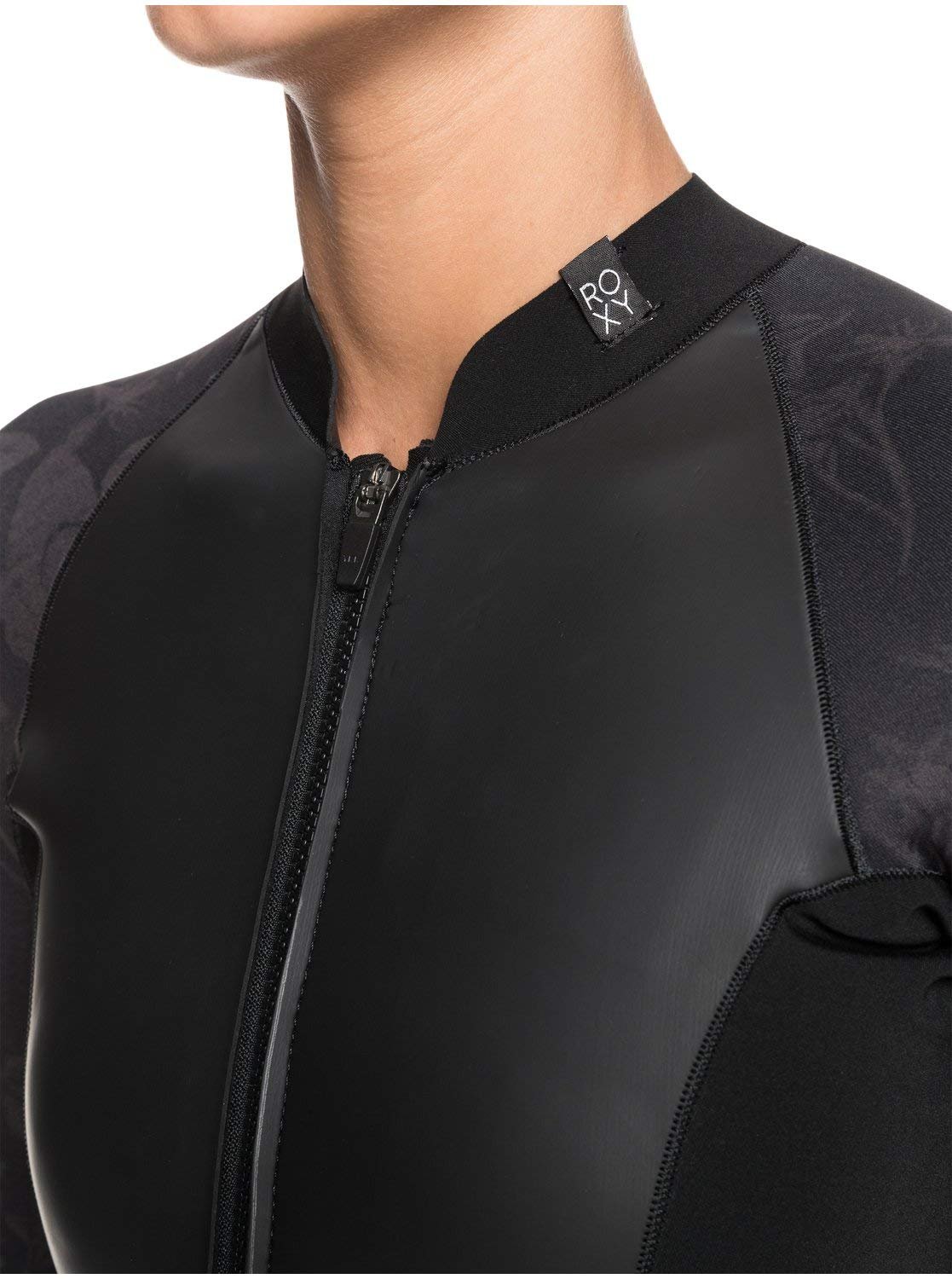 Amazon.com: Roxy Womens 1.0 Satin Front Zip Long Sleeve Cheeky