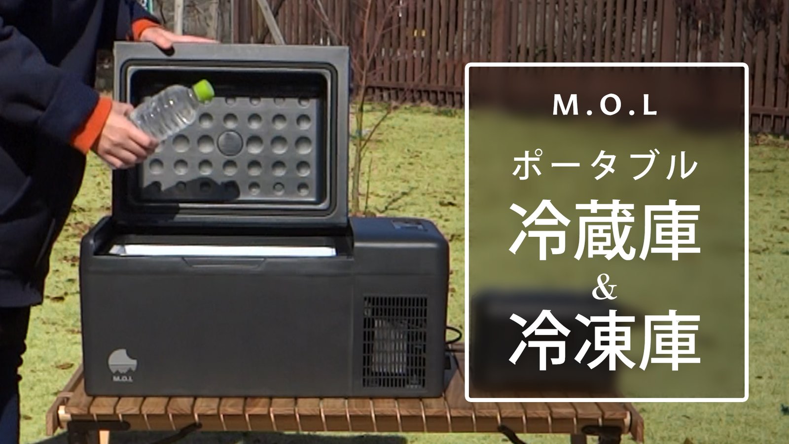 Amazon | M.O.L ポータブル冷蔵庫＆冷凍庫 40L DC12V24V／AC100V兼用