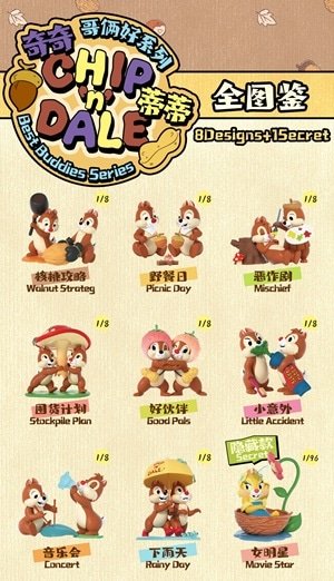 BLINDBOX ディズニー チップ&デール 大親友 シリーズ | フィギュア