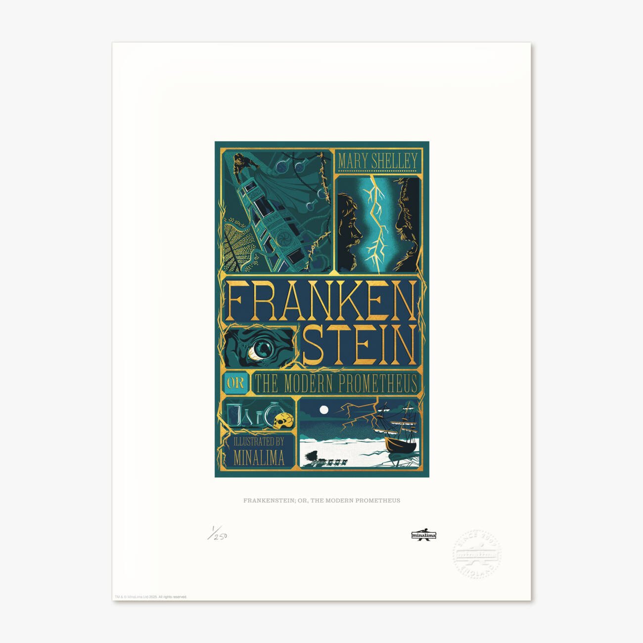 Frankenstein; or, The Modern Prometheus - MinaLima