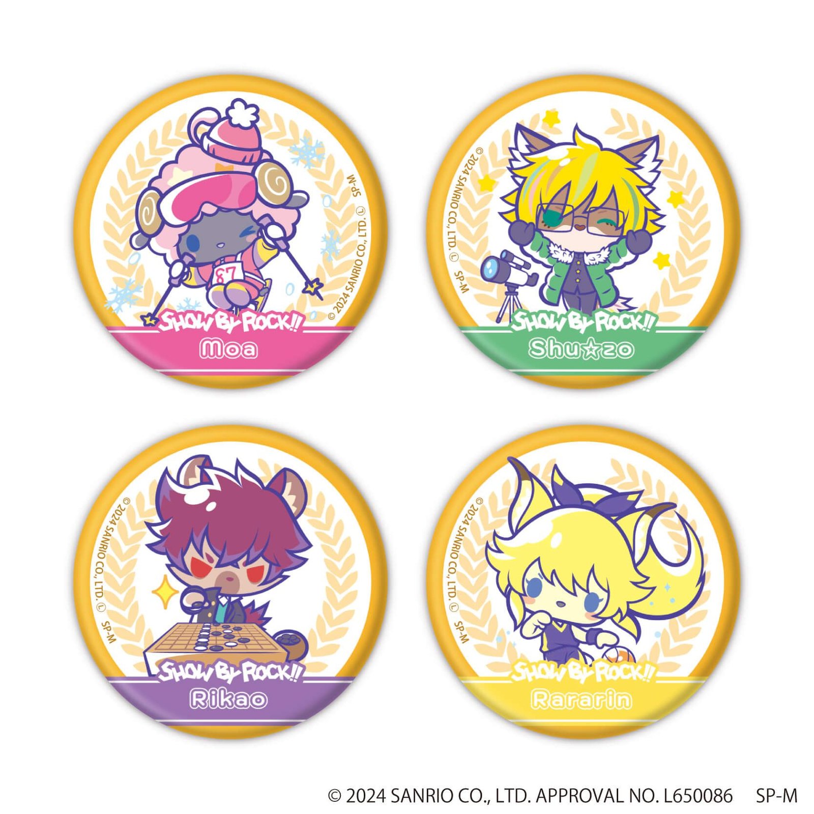 SHOW BY ROCK!!｜缶バッジ「SHOW BY ROCK!!」47/部活動応援部ver