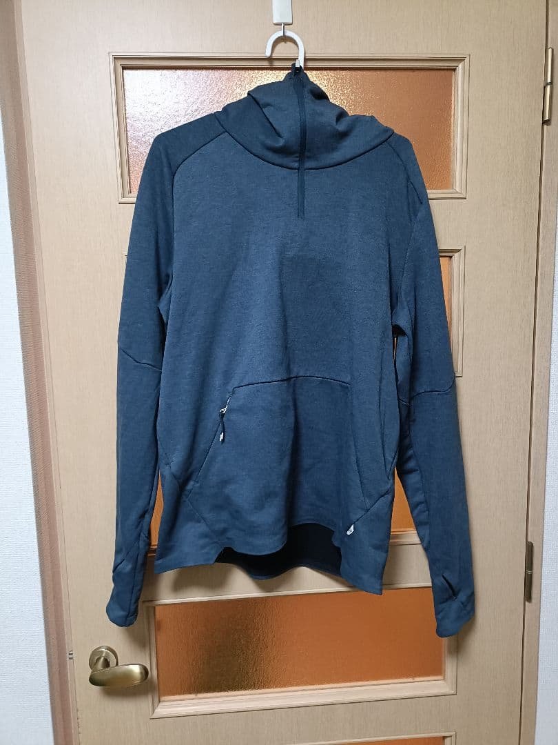 ONダークグレー ハイネックジャケット フード付きセットアップ ハイネックダブルジップスウェットジャケット[品番：XT000011560