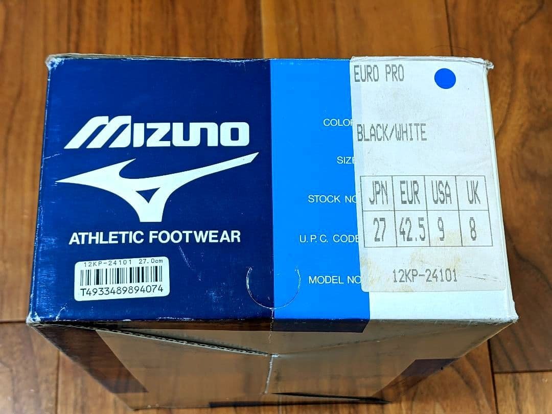 激レア【未使用付属品完備】 ミズノ エウロプロ イタリア製（27.0cm）