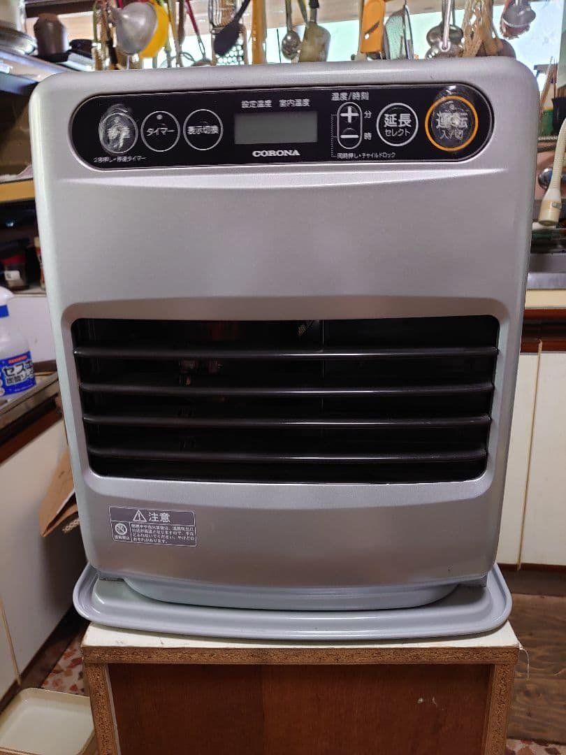 CORONA 石油ファンヒータFH−G3219Y 2019年製 FH-G3219Y 石油ファンヒーター G32タイプ サテンシルバー [木造9畳まで