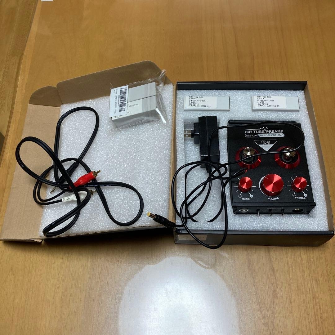HiFi TUBE PREAMP 真空管　アンプ HIFI Bluetooth 5.1 JAN5725 真空管アンプ ステレオ オーディオアンプ