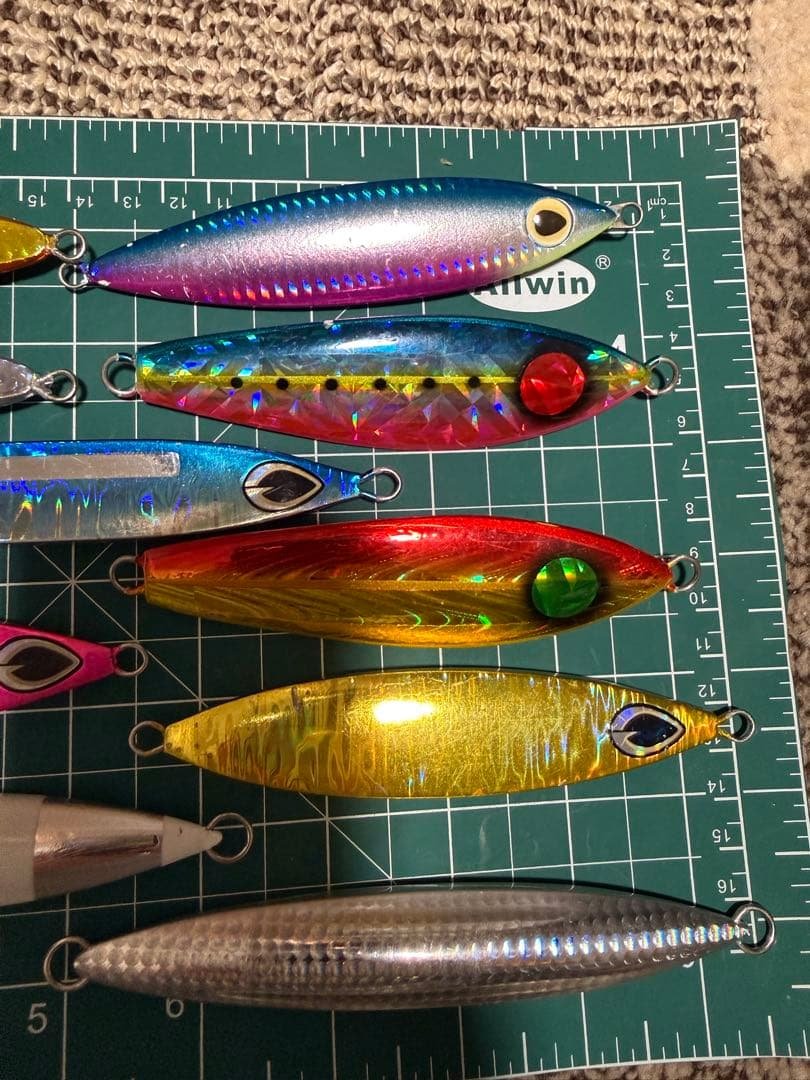 廃盤スロージグ10個shimano beat daiwa hayabusa等 - メルカリ