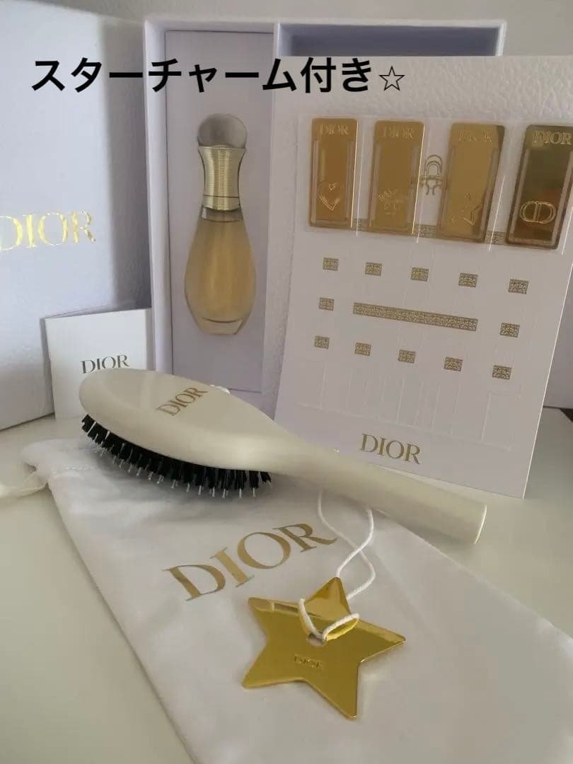 Dior 2025年ギフト　ジャドールヘアミスト　ヘアブラシ　ブックマーク Diorのバースデーギフト🎁✨ ジャドールヘアミスト現品と、オリジナル
