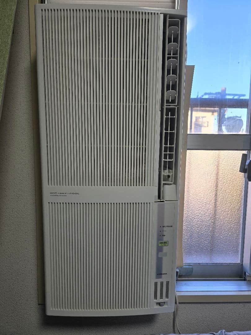 CORONA 窓用エアコン CWH-A1822 暖房 冷房 コロナ リララウインドエアコン 冷暖房兼用タイプ CWH-A1822をレビュー