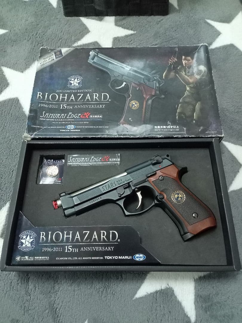 サムライエッジ15周年版クリスモデル 東京マルイ] サムライエッジ改 クリス・レッドフィールドモデル 15周年