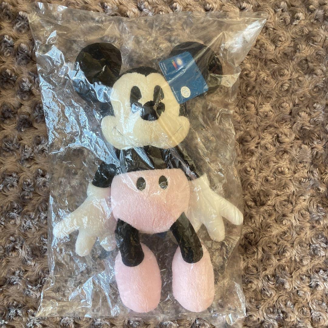 ⚠️ ミッキーマウス　ぬいぐるみ　Megastar Limited ピンク