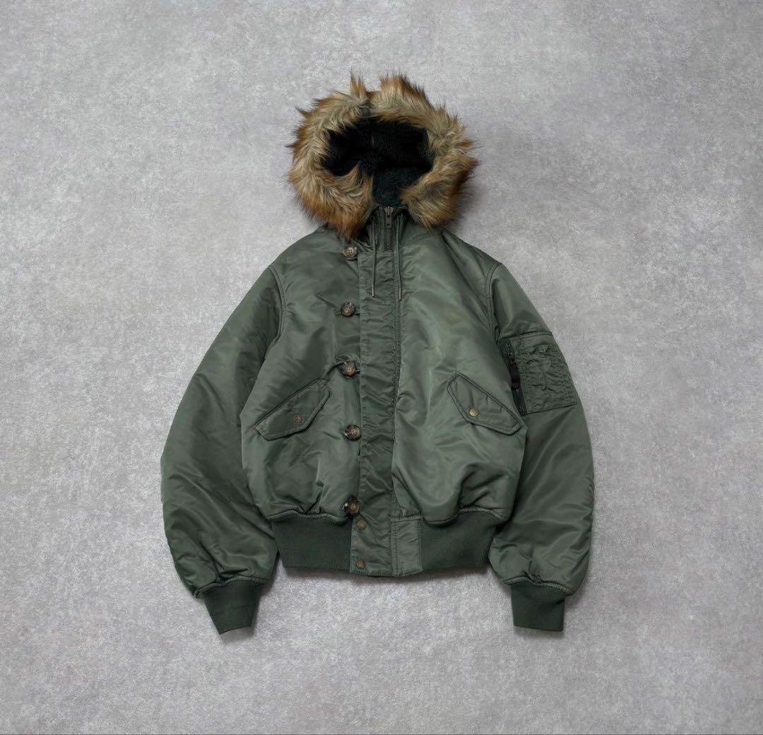 SLY ミリタリー フライトジャケットブルゾン アウター N-2Bフード