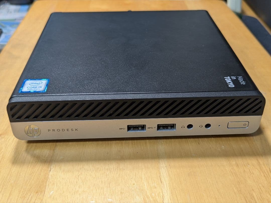 ミニPC HP ProDesk 400 G5 Core i5 9500T 16/256GB HP ProDesk 400 G5 Mini Core i5-9500T 2.2 - SSD 256 GB - 8GB 【整備