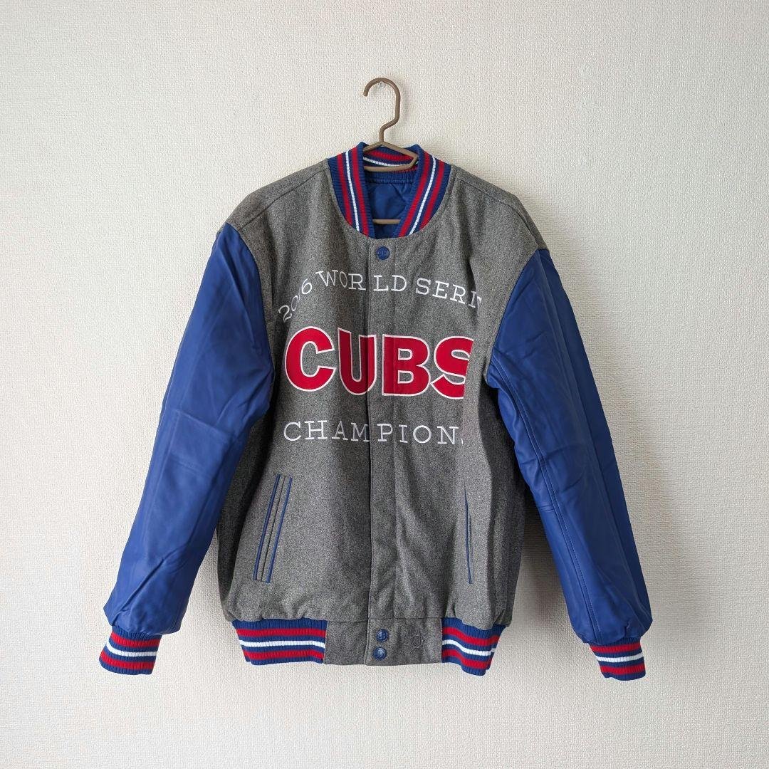 新品タグ付 シカゴ・カブス 2016 WSC リバーシブルメルトンジャケット Chicago Cubs World Series MLB Fan Jackets for sale | eBay