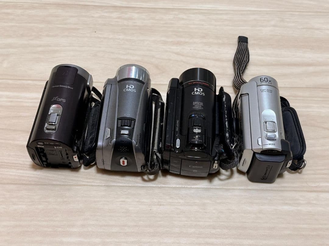 Sony、Canon ビデオカメラ本体 4点まとめ ジャンク - メルカリ