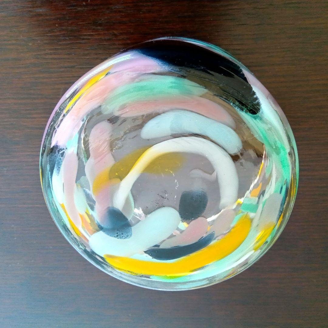 人間国宝 岩田藤七作 蒼風好み 硝子花器 昭和28(1953)年作品 専用