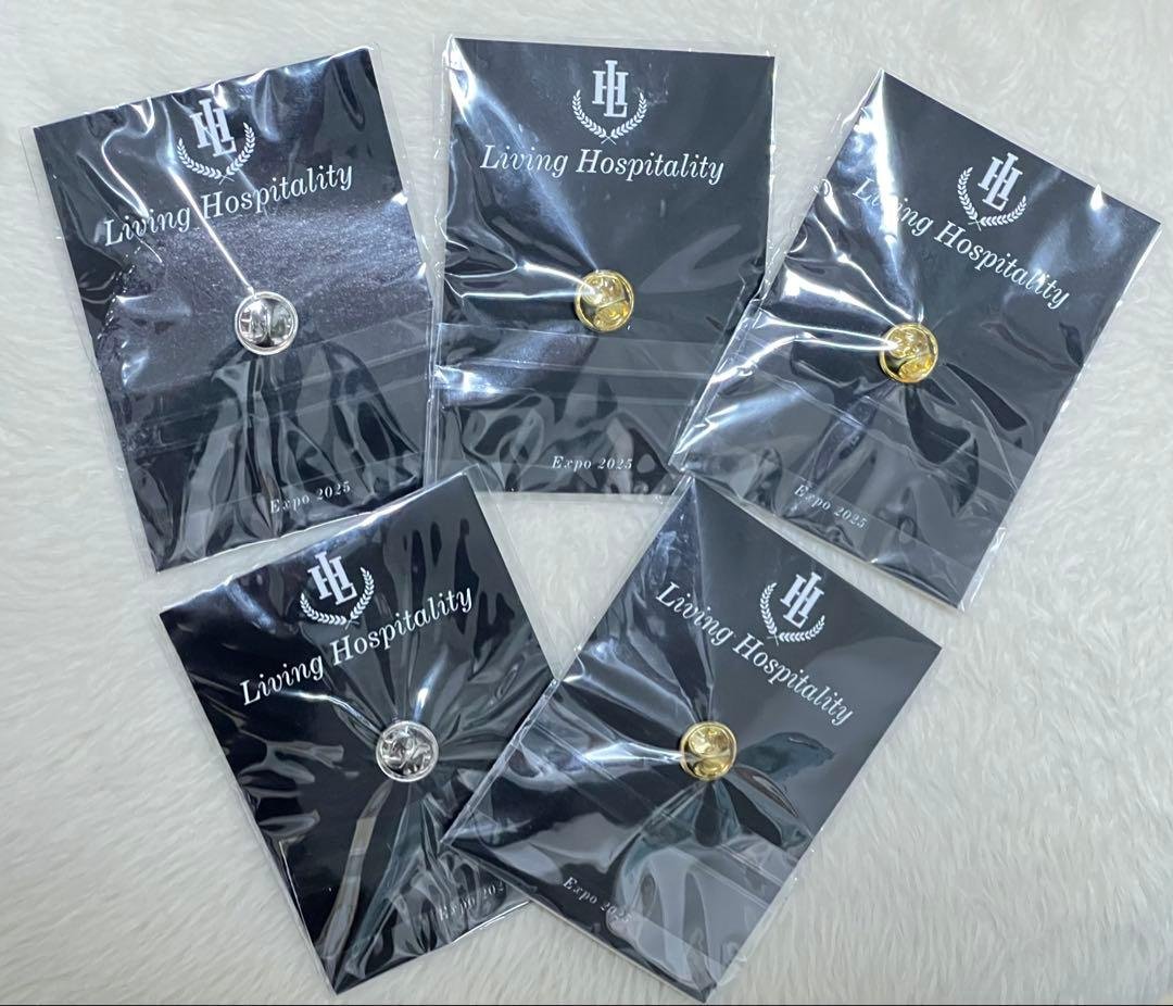 F*e様 EXPO2025 万博　Living Hospitality　ピンバッ