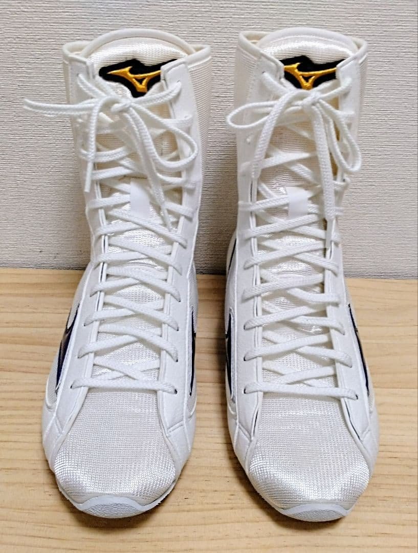 ミズノ ボクシングシューズ 白 26.5cm