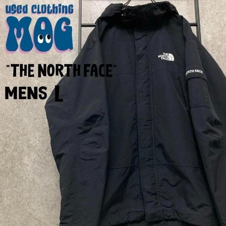 古着》ノースフェイス マウンテンパーカー/ジャケット ロゴ刺繍 メンズ