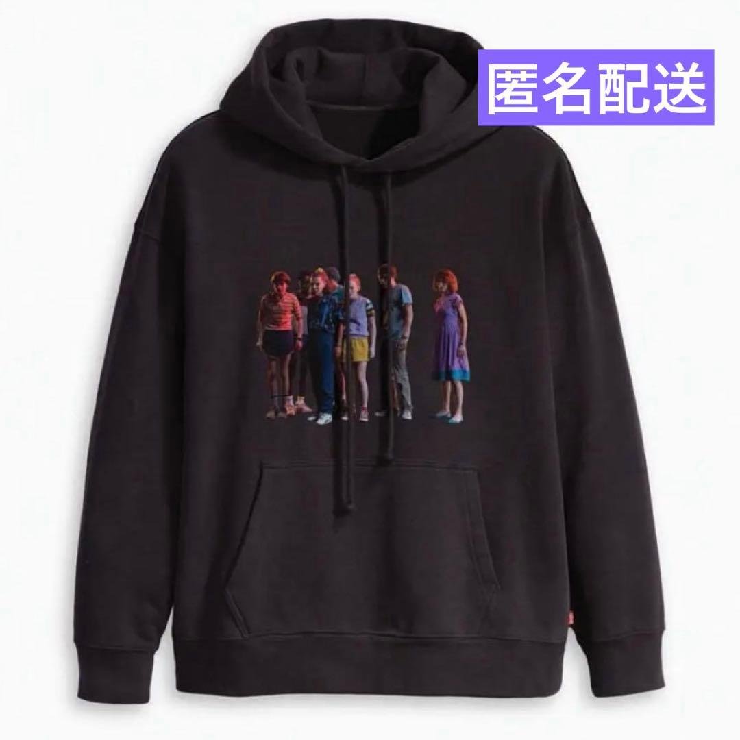 Stranger Things×Levisコラボフーディー ブラック　XSサイズ ギャラリー：リーバイス®とNetflixドラマ『ストレンジャー・シングス