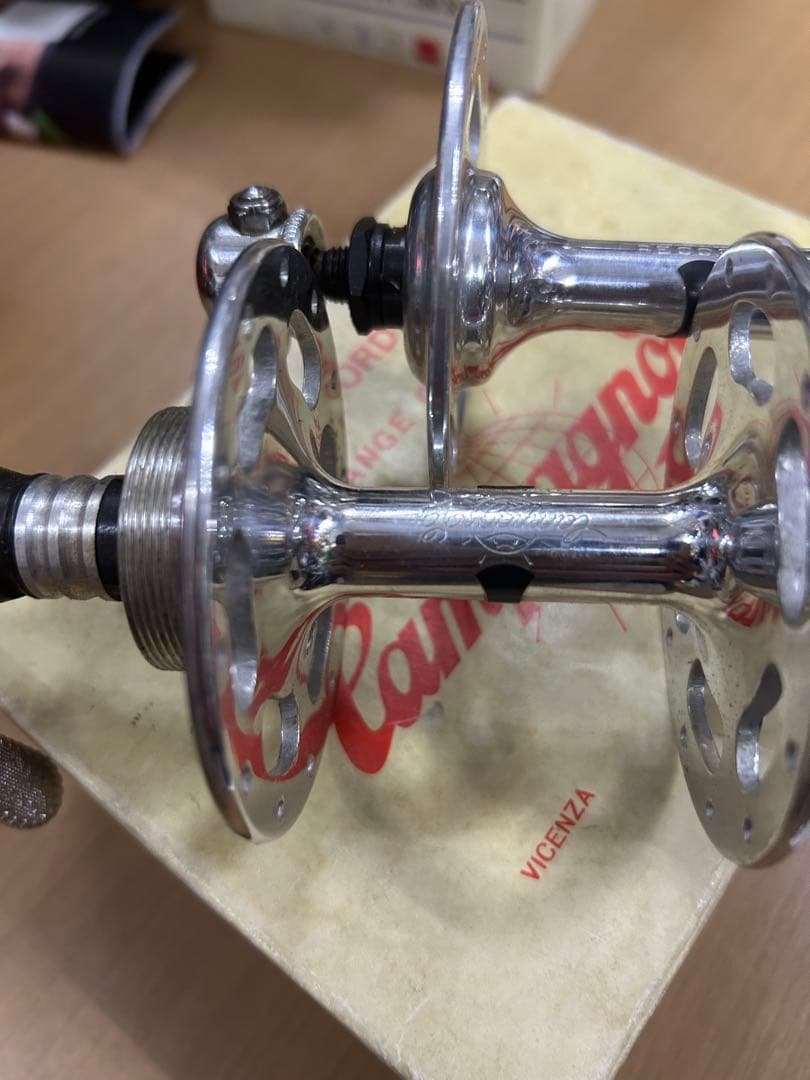 CAMPAGNOLO RECORD 前後ハブ ラージフランジ 24穴 - メルカリ