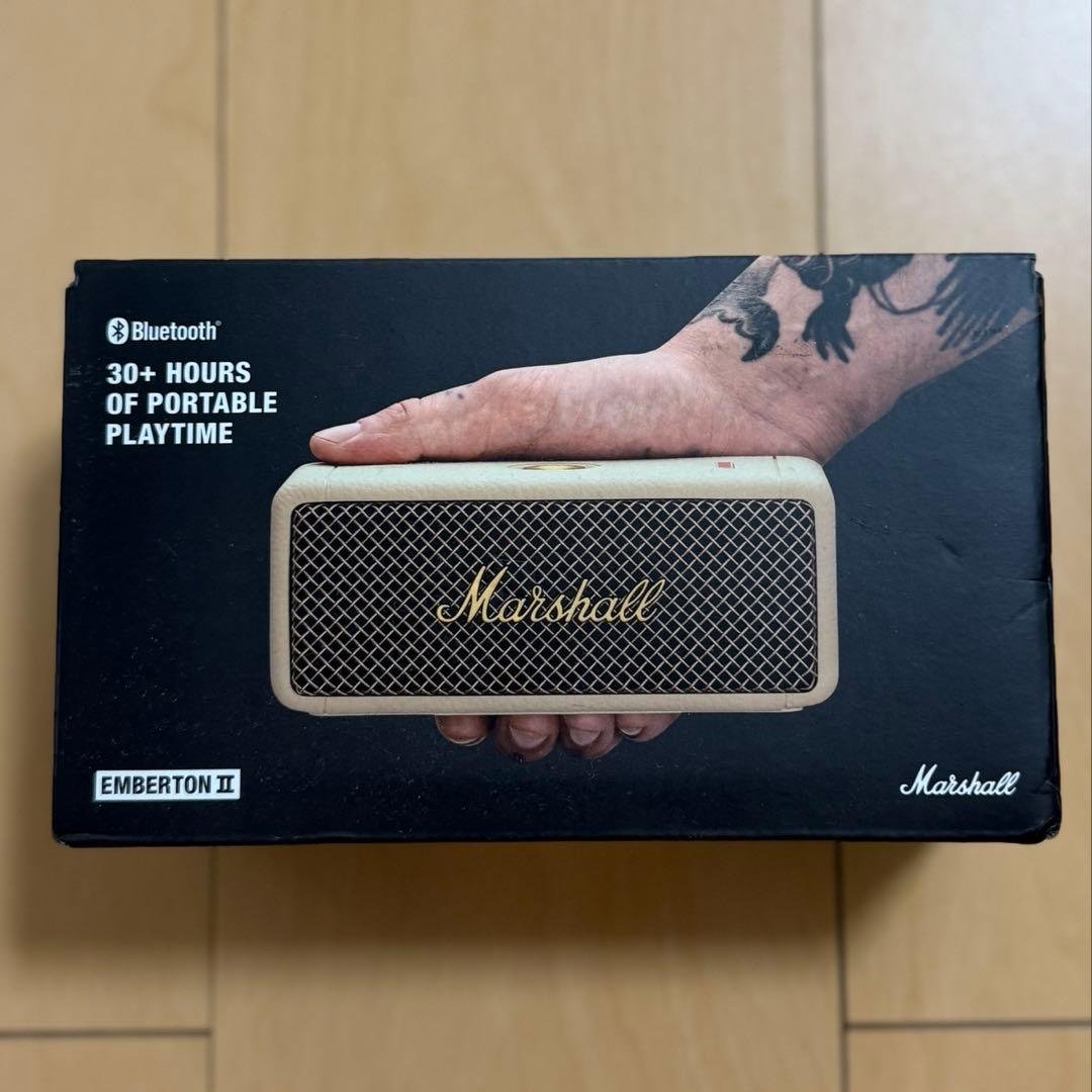 Marshall EMBERTON2 CREAM Bluetoothスピーカー Amazon.com: Marshall Emberton II Portable Bluetooth Speaker, Cream